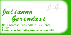 julianna gerendasi business card